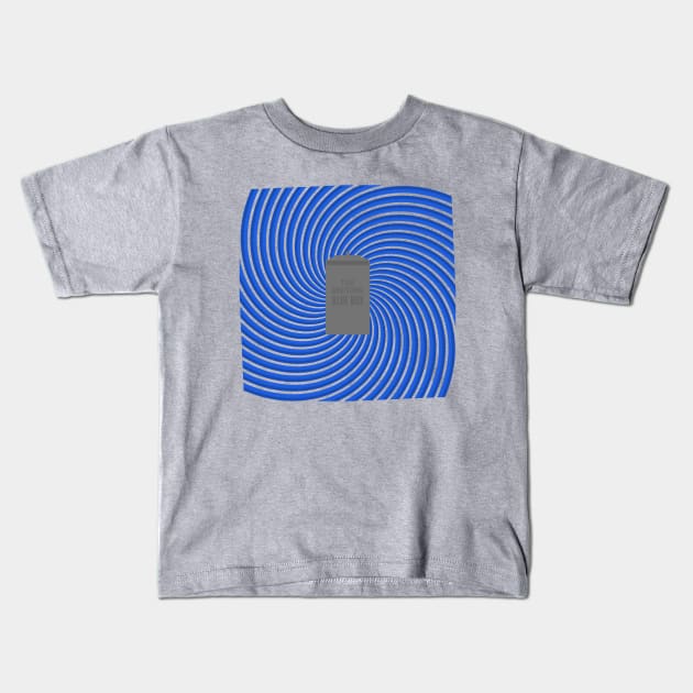 Blue Box Kids T-Shirt by a_man_oxford